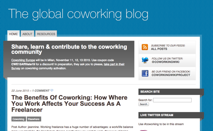 The Coworking Blog